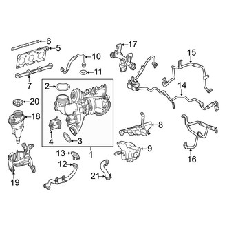 Mercedes-Benz OE - Engine - Turbocharger & Components (Convertible / Coupe)