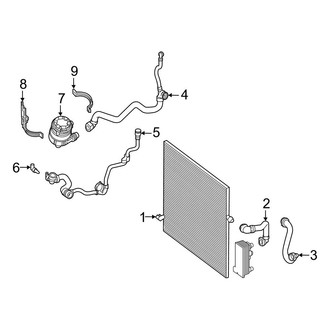 Mercedes-Benz OE - Cooling - Radiator & Components (Auxiliary, Cooling), (Convertible / Coupe)