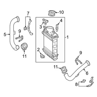 Mercedes-Benz OE - Cooling - Intercooler (Convertible / Coupe)