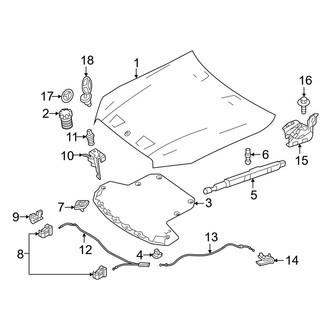 Mercedes-Benz OE - Hood & Components (Convertible / Coupe)