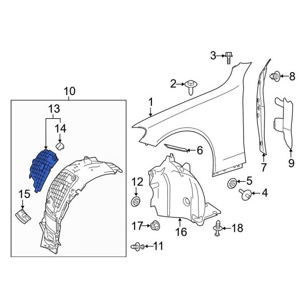 Wheel Housing Access Cover