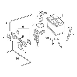 Mercedes-Benz OE - Electrical - Battery (Conventional), (Convertible / Coupe)