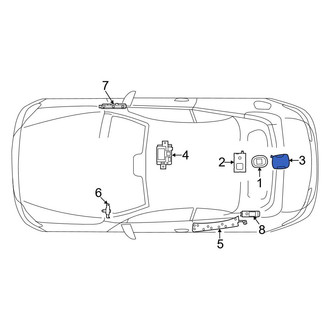 Mercedes-Benz OE - Radio Antenna Cover