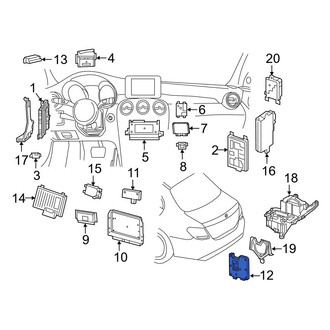 Mercedes-Benz OE - Radio Antenna Module
