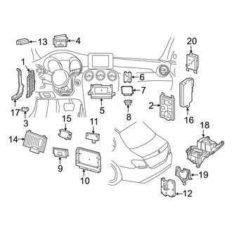 Mercedes-Benz OE - Electrical Components (Control Modules), (Convertible / Coupe)