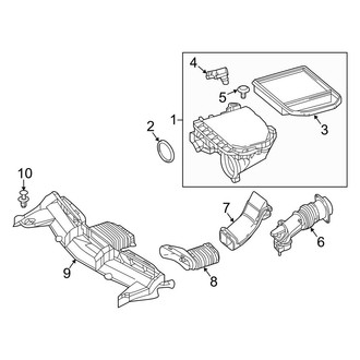Mercedes-Benz OE - Engine - Air Intake (Convertible / Coupe)