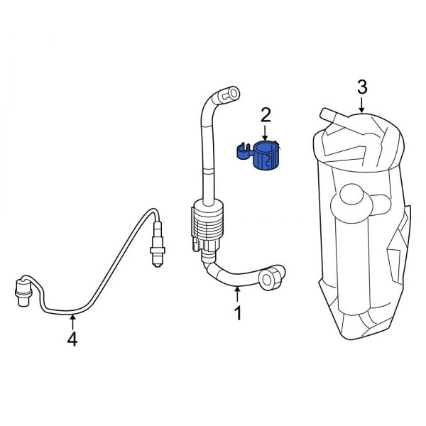 Vapor Canister Purge Solenoid Bracket