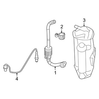 Mercedes-Benz OE - Emission System - Emission Components (Convertible / Coupe)