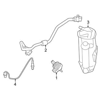 Mercedes-Benz OE - Emission System - Emission Components (Convertible / Coupe)
