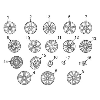 Mercedes-Benz OE - Wheels (Convertible / Coupe)