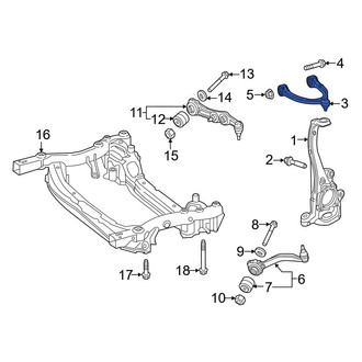 Mercedes-Benz OE - Front Left Lower Forward Suspension Control Arm