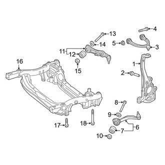 Mercedes-Benz OE - Front Suspension - Suspension Components (Convertible / Coupe AWD)
