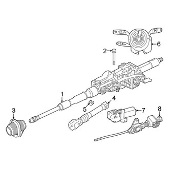 Mercedes-Benz OE - Steering Column Assembly (Convertible / Coupe)