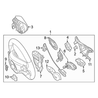 Mercedes-Benz OE - Steering Wheel & Trim (Standard Wheel), (Convertible / Coupe)