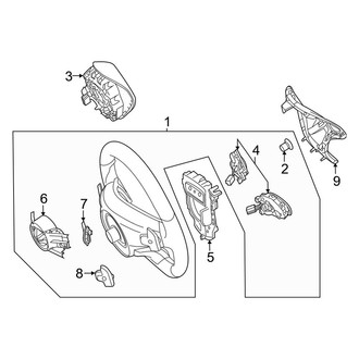 Mercedes-Benz OE - Steering Wheel & Trim (Sport Wheel), (Convertible / Coupe)