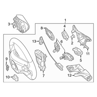 Mercedes-Benz OE - Steering Wheel & Trim (Sport Wheel), (Convertible / Coupe)