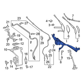 Mercedes-Benz OE - Front Wiper Motor