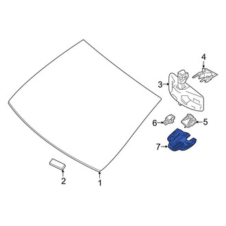 Mercedes-Benz OE - Front Ambient Light Sensor Cover