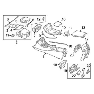 Mercedes-Benz OE - Console (Console & Components)