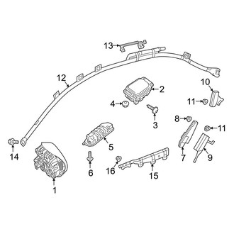 Mercedes-Benz OE - Restraint Systems - Air Bag Components (Air Bags), (Convertible / Coupe)