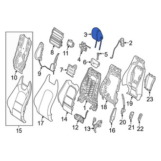 Mercedes-Benz OE - Front Left Headrest
