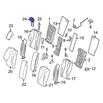 Mercedes-Benz OE - Rear Headrest