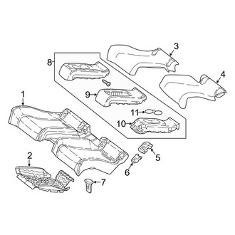 Mercedes-Benz OE - Seats & Tracks - Rear Seat Components (Seat Cushion Components), (Coupe)