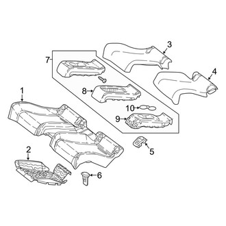 Mercedes-Benz OE - Seats & Tracks - Rear Seat Components (Seat Cushion Components), (Convertible)