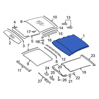 Mercedes-Benz OE - Sunroof Glass