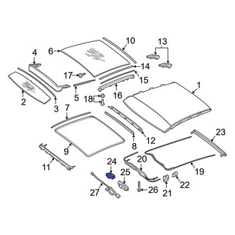 Mercedes-Benz OE - Sunroof Motor