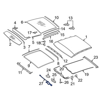 Mercedes-Benz OE - Sunroof Wiring Harness