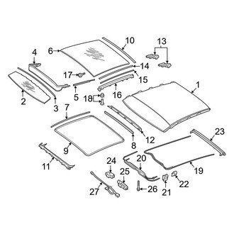 Mercedes-Benz OE - Roof - Sunroof (Coupe)