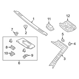 Mercedes-Benz OE - Roof - Interior Trim (Convertible)