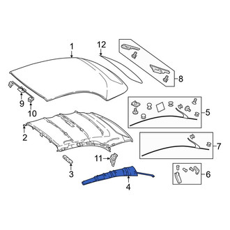 Mercedes-Benz OE - Left Convertible Top Cable