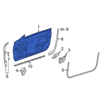 Mercedes-Benz OE - Front Right Door Shell