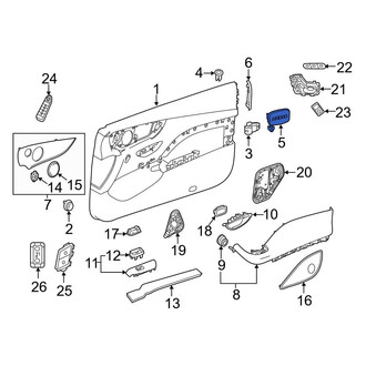 Mercedes-Benz OE - Front Inner Door Emblem