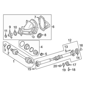 Mercedes-Benz OE - Rear Suspension - Axle & Differential