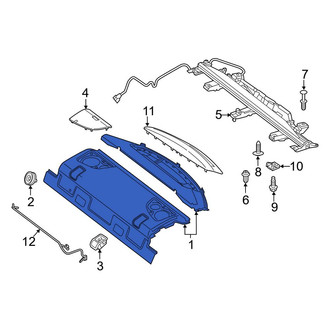 Mercedes-Benz OE - Rear Package Tray Trim