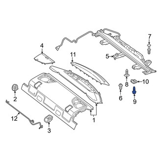 Mercedes-Benz OE - Back Glass Sunshade Bolt