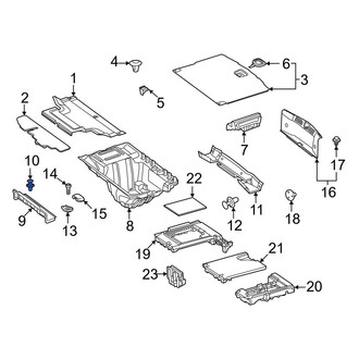Mercedes-Benz OE - Trunk Trim Panel Rivet