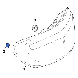 Mercedes-Benz OE - Tail Light Nut