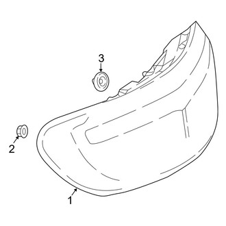 Mercedes-Benz OE - Rear Lamps - Tail Lamps (Convertible / Coupe)