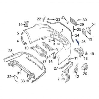 Mercedes EQE Bumper Reflectors & Side Reflectors – CARiD.com