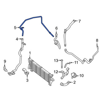 Mercedes-Benz OE - Drive Motor Battery Pack Coolant Hose