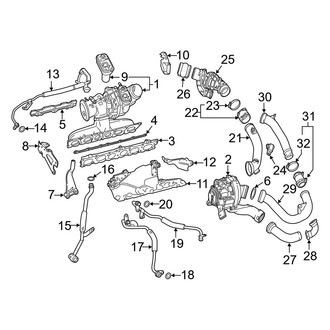 Mercedes-Benz OE - Engine - Turbocharger & Components (Convertible / Coupe)