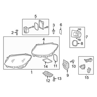 Mercedes-Benz OE - Front Lamps - Headlamp Components (Convertible / Coupe)
