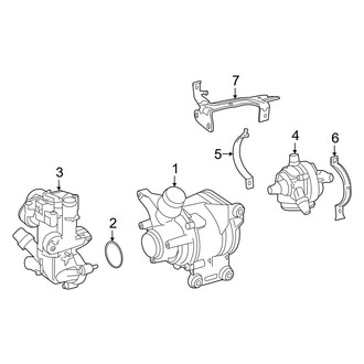 Mercedes-Benz OE - Cooling - Water Pump (Convertible / Coupe)