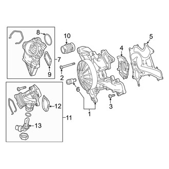Mercedes-Benz OE - Cooling - Water Pump (Convertible / Coupe)