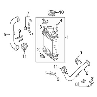 Mercedes-Benz OE - Cooling - Intercooler (Convertible / Coupe)