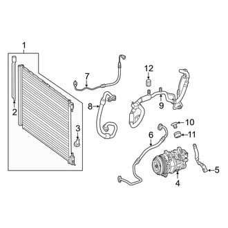 Mercedes-Benz OE - Air Conditioner & Heater - Condenser, Compressor & Lines (Convertible / Coupe)